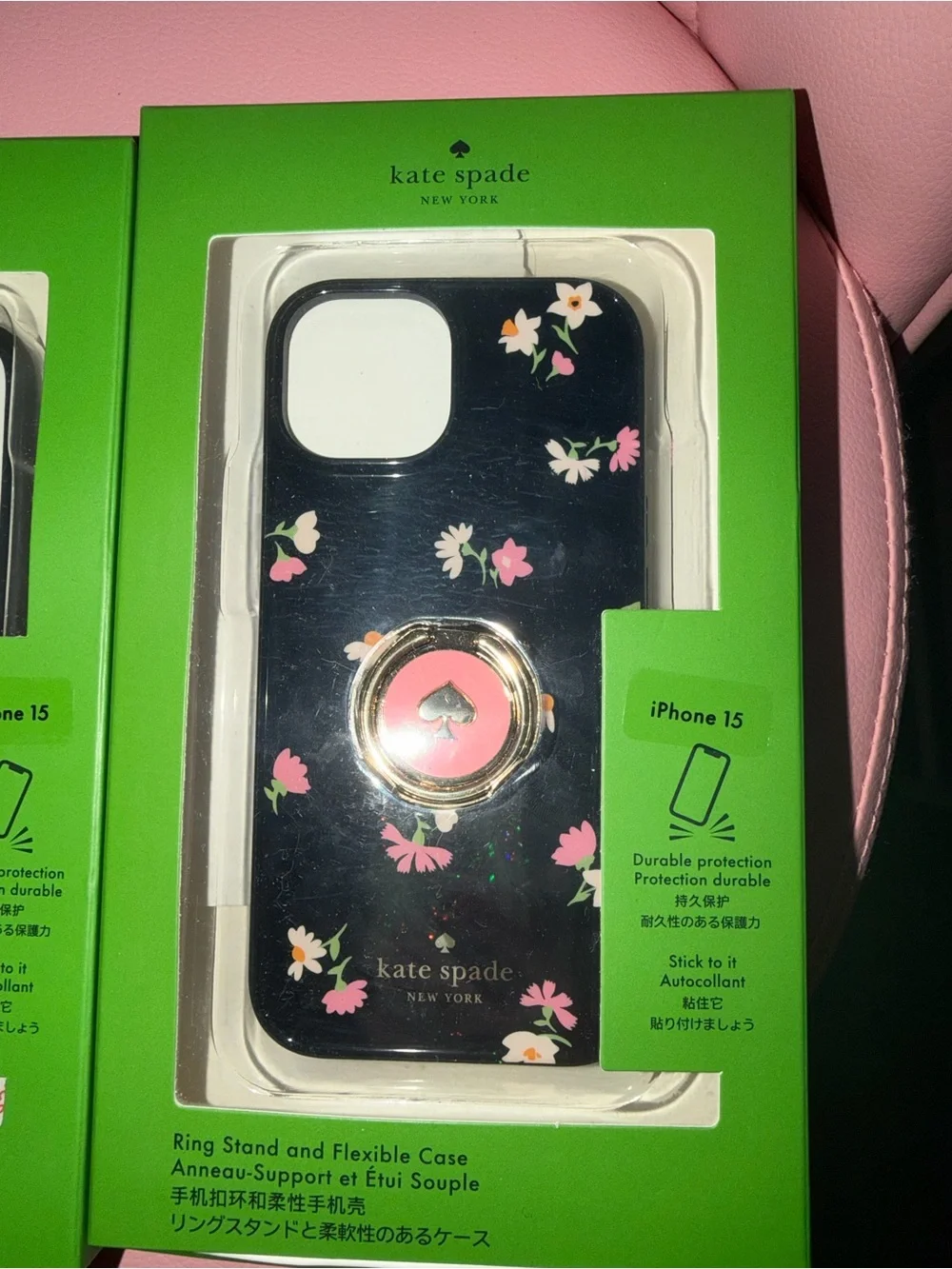 kate spade Pink Floral iPhone Cases- Compatible with iPhone 15